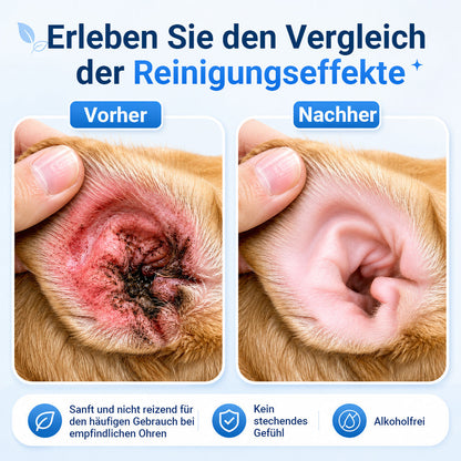 👩‍⚕️ 𝐍𝐚𝐭𝐫𝐚𝐯𝐨𝐫® Ohrenreinigungslösung für Haustiere ✅Bekämpft Ohrgeruch, Ohrenschmalzablagerungen, Hefebildung & Kratzen