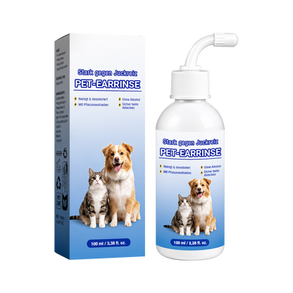 👩‍⚕️ 𝐍𝐚𝐭𝐫𝐚𝐯𝐨𝐫® Ohrenreinigungslösung für Haustiere ✅Bekämpft Ohrgeruch, Ohrenschmalzablagerungen, Hefebildung & Kratzen