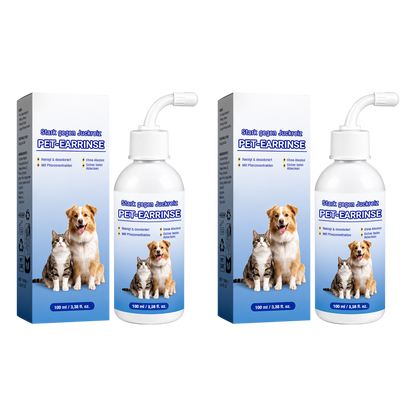 👩‍⚕️ 𝐍𝐚𝐭𝐫𝐚𝐯𝐨𝐫® Ohrenreinigungslösung für Haustiere ✅Bekämpft Ohrgeruch, Ohrenschmalzablagerungen, Hefebildung & Kratzen